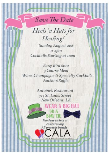 Hats Heels and Healing @ Antoine's Restaurant